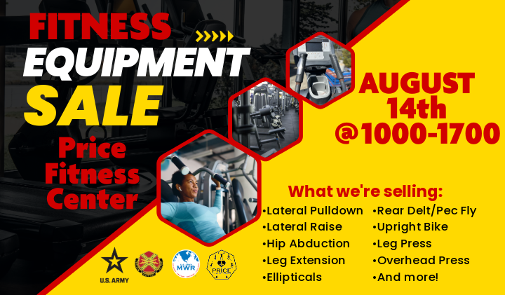 NAF Fitness Equipment Sale